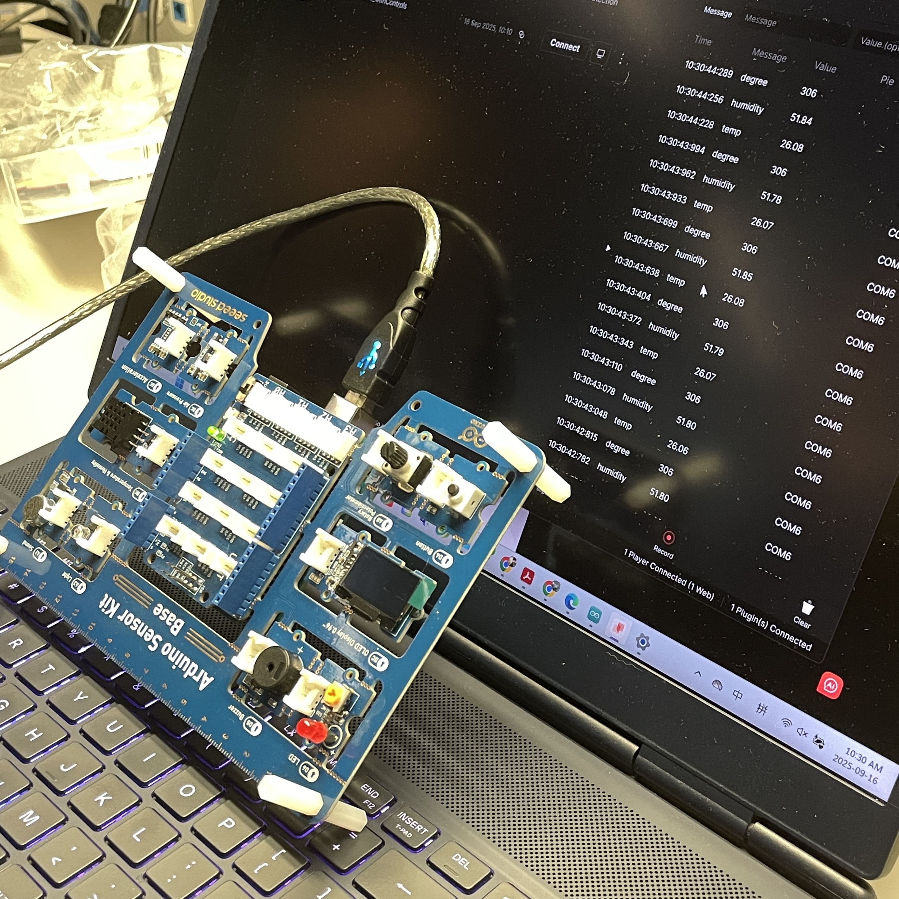 Connecting Arduino Sensor Kit to Proto Pie.