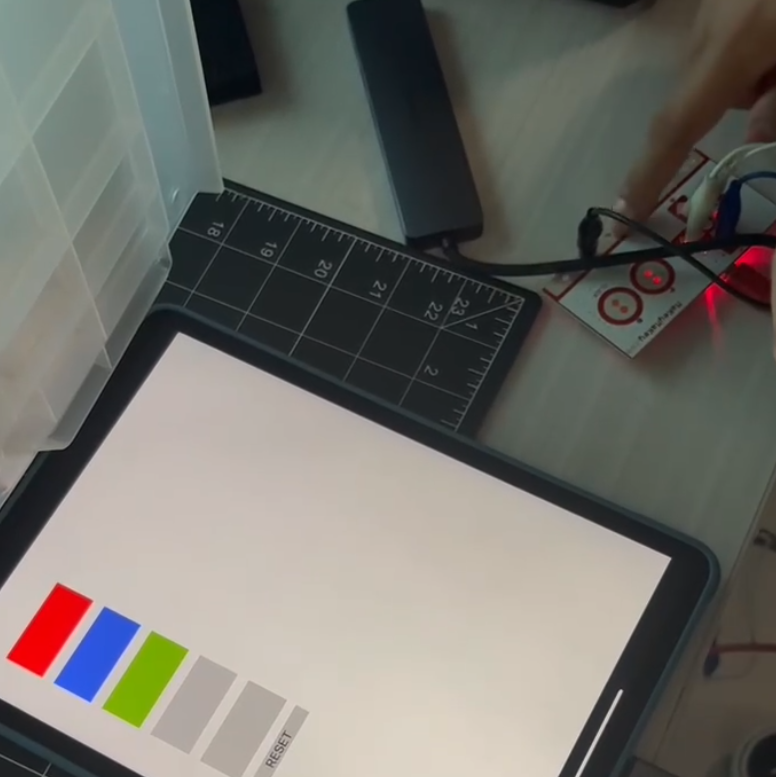 Connect the Makey Makey to another program and observe whether visual feedback appears in the program when the Makey Makey circuit closes.