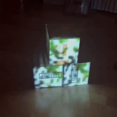 This is what the texture looks like in motion.